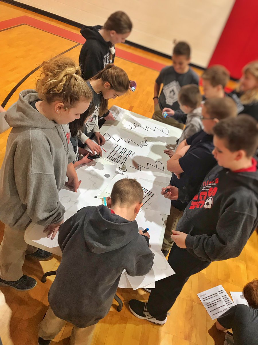 RichGranger's tweet photo. .@DriveOhio + @RichlandAreaCh teamed up to kickoff the @OSLN #STEMdrivesOhio Design Challenge at @MCSFlames.

Over 75 students from elementary through high school talked about #SmartMobility and enjoyed hands-on @Ozobot activities. Can’t wait to see their ideas! #MansfieldRising https://t.co/MvoQJcnYqE
