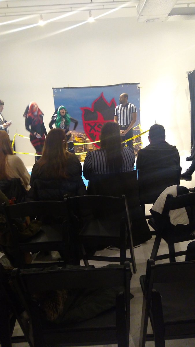 JerseyJohn997's tweet image. #XswLive #InTheDark Tag Team Gauntlet match