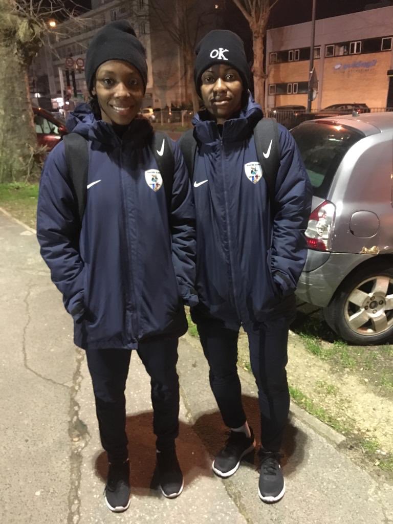 Nelourde Nicolas et Johanne Laporte 🇭🇹 du RC Saint-Denis en France. 🔶🔷