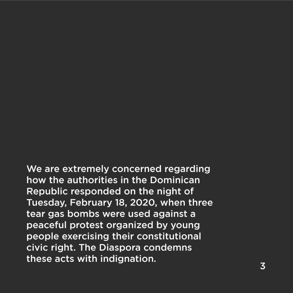 LaGaleriaMag's tweet photo. The Diaspora in NYC in support of the Dominican people. #ForDR we demand a proper INVESTIGATION on what occurred last Sunday Feb 16th regarding municipal elections in our country. We want ANSWERS and above all guaranteed TRANSPARENCY in the upcoming elections. #ForDR #porRD (1/2) https://t.co/uVyLRnePqx
