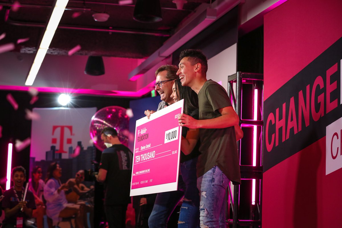To come together this week and hear leaders of the future speak up, assume responsibility for that future &amp; do it with passion has been so incredibly inspiring for us that we couldn't pick just one #TMoChangemaker team, so HUGE congrats to the 3 who will EACH get the $10K prize!!