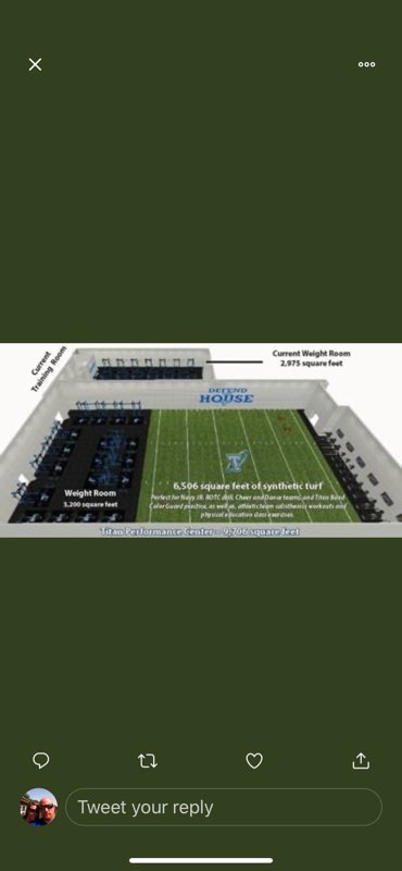 PatriotFootbal3's tweet photo. Millard needs 3 of these. Don’t let Papio build it first @MSHSactivities https://t.co/HdtEqGn28E