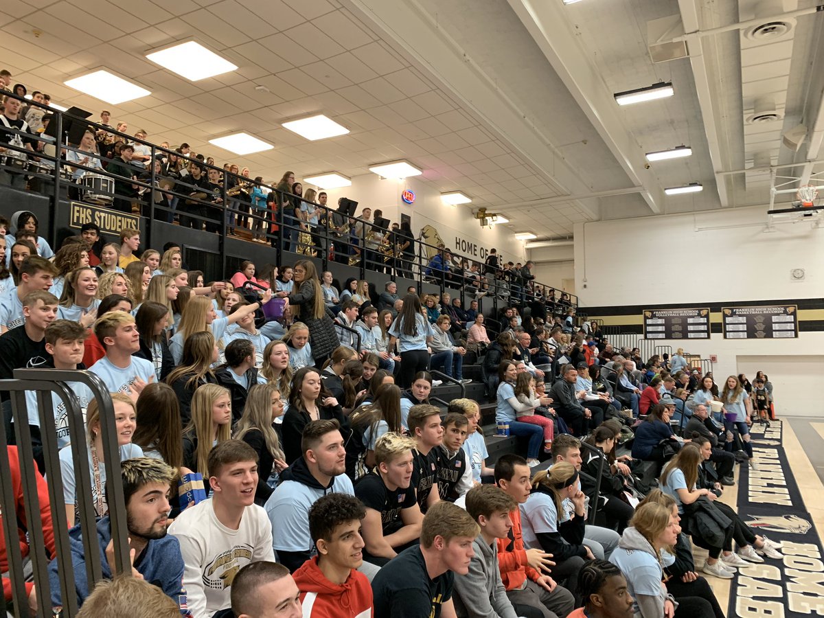 A packed house in Saber Country tonight! Great game between <a href="/saberhoops/">Franklin Basketball</a> and <a href="/THECASEEAGLES/">Case Eagles</a> !!

Plus, youth night, the pep band, and  <a href="/franklin_rfl/">FHS Relay for Life</a> raised an estimated $2,000 that will benefit cancer research! Shout out to <a href="/FHSstudentsect/">FHS Student Section</a> for being crazy and proud tonight!