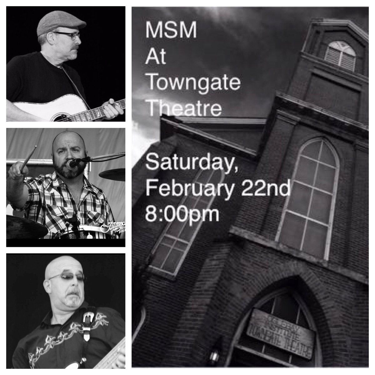 ChadSmithdrums's tweet photo. All geared up for Towngate Theatre in Wheeling, WV Saturday at 8pm!! Beer and wine will be served in the concession area! All tickets are $12.50. Best time you can have in the Ohio Valley for 12.50. See you there!! https://t.co/LBtAjDvWjV