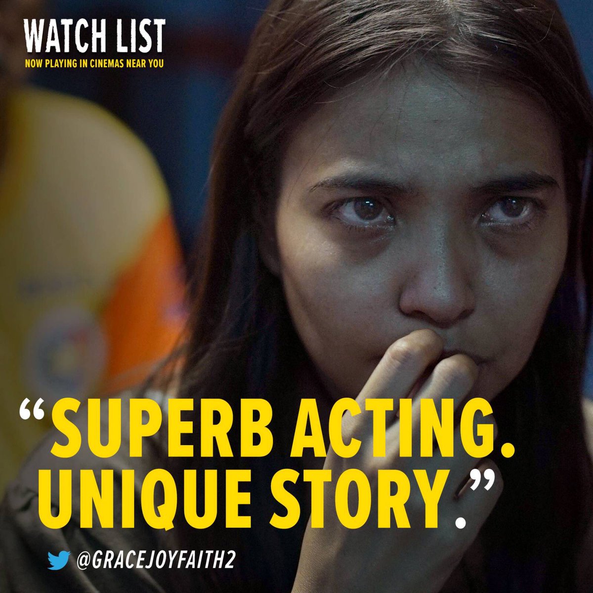 RealityEntPH's tweet photo. Siguradong madadala ka sa bawat eksena. Sulitin ang weekend! Nood na ng Watch List sa pinakamalapit na sinehan!
#WatchListPH
#ThisIsREALITY https://t.co/R7x0ztpIVA