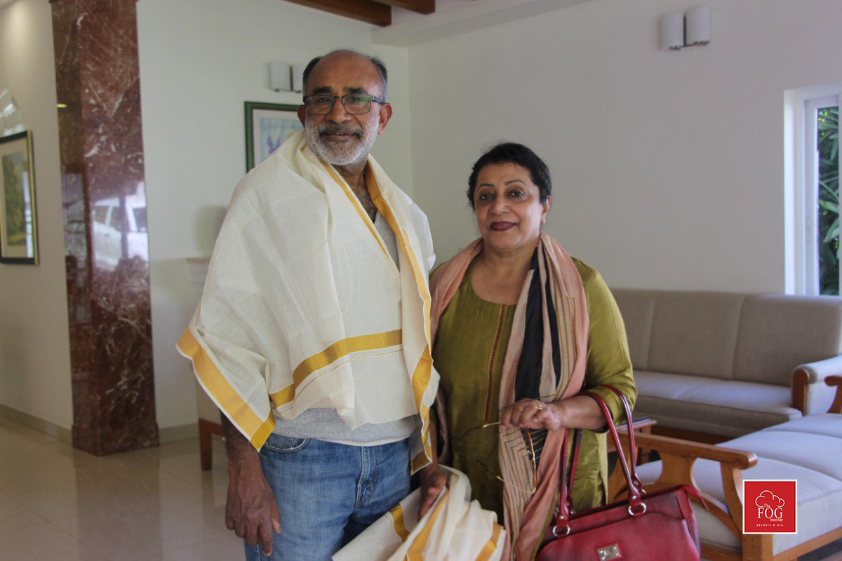 thefogmunnar's tweet photo. We are delighted to welcome former tourism minister @KJAlphons & Mrs Sheela Kannanthanam to The Fog Resorts, Munnar, Kerala😍
https://t.co/vLs7T5xlJK
#luxuryhotel #luxuryresort #munnar #visitmunnar #keralatourism #vacation #Travel #visitkerala #vipvisit https://t.co/ONRw2WGFzj