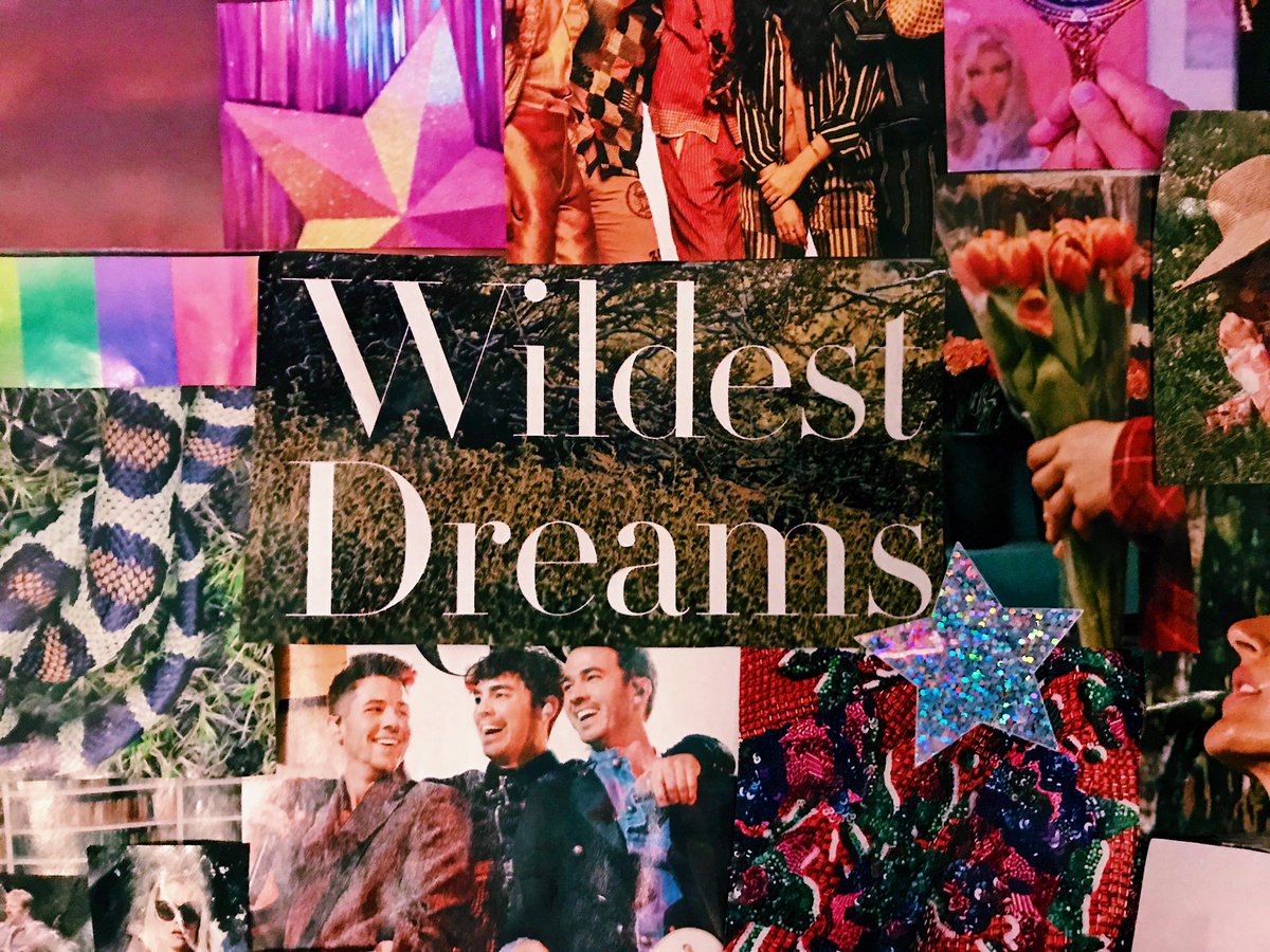 SageTippie's tweet photo. This week we learned about type in #RSJ108. Notice how the type face reflects the message here in my #collage. Keep working to make your wildest dreams come true! #inspo @DisruptiveDESGN https://t.co/cILXuuiYvK
