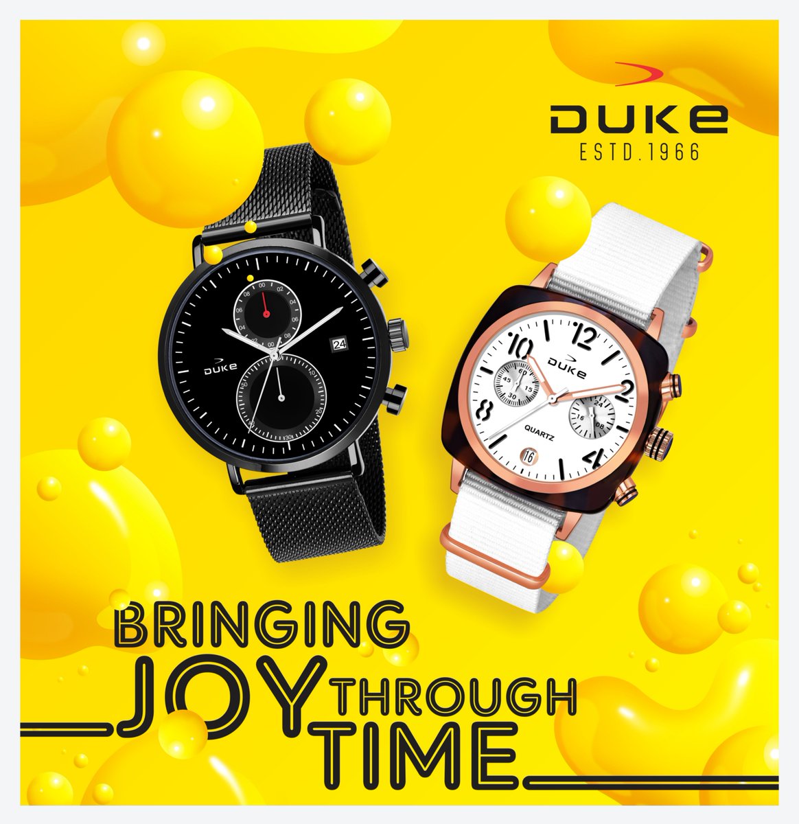 Dukefashions's tweet photo. Enhance your style quotient by wearing these men's analog watches from DUKE.
Duke Watches #DukeWatches #Wristwatches #Watches #Shopping #Duke #Style #Analog #WearDUke #WeLoveDuke #time #Timepiece #Instastyle #instagood #Instafashion #Fashion #DukeQuartz #picoftheday #weekend https://t.co/tXCSGtUHMk