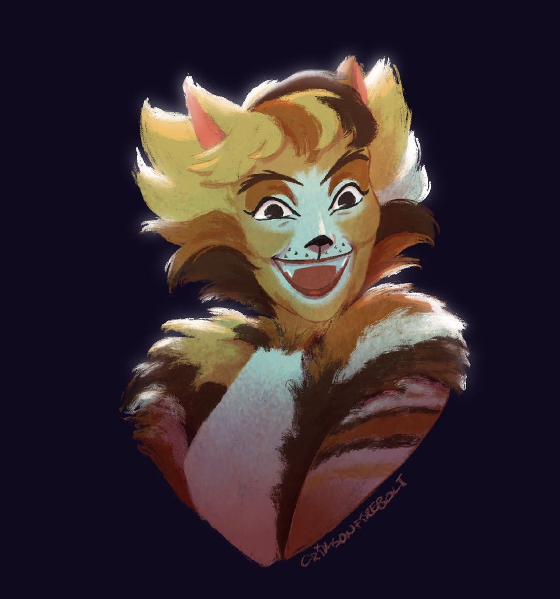 crimsonfireart's tweet image. QUEENS! ٩(ↀДↀ)۶
#catsmusical #jellylorum #bombalurina #demeter #cats #catsthemusical
