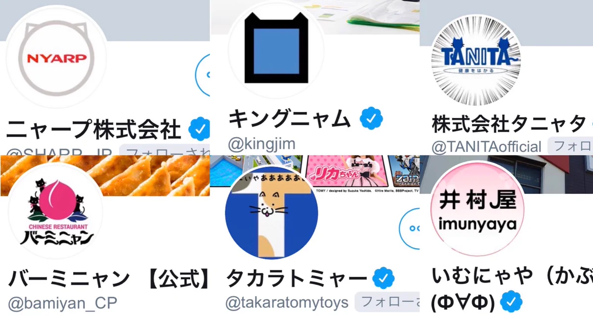 猫の日と言うことで？企業の公式Twitterアカウントが猫になるwww