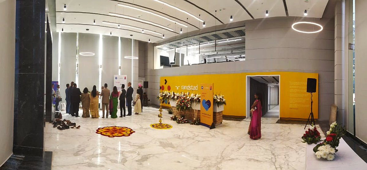 manjupanic's tweet image. Yesterday, all of us at @RandstadIndia had the privilege of witnessing an important milestone in the history of our company- the grand opening of our new flagship office in India, nestled in the heart of Bengaluru’s CBD! #2020BestEver #RandstadTower @Paul_DupuisRSTD @anjaliraghu