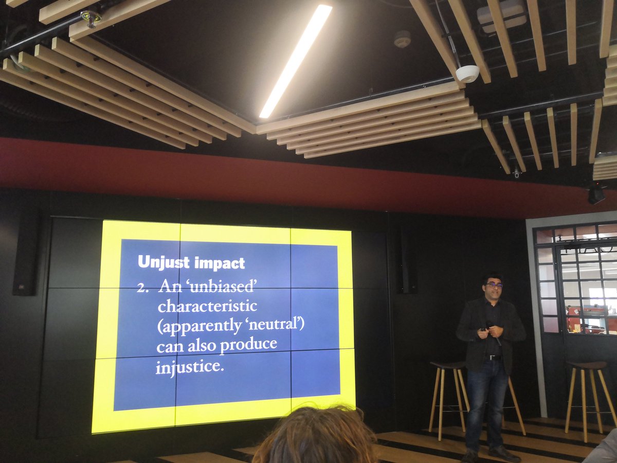 "It's not about sampling errors. It's abot how #AI is impacting racial groups. #AI is #biased because the people who train them are biased." Ariel Guersenzvaig @ElisavaBCN

<a href="/WIADBarcelona/">WIAD Barcelona</a>
@IDF_Barcelona
#Socialjustice #AIEthics #AIBias #WIAD20 #IAElement #IA #WIADBCN #IDFBCN