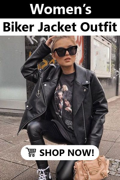 Biker Jacket (@JacketBiker) / X Biker Jacket (@JacketBiker) / X - black leather jacket outfit women