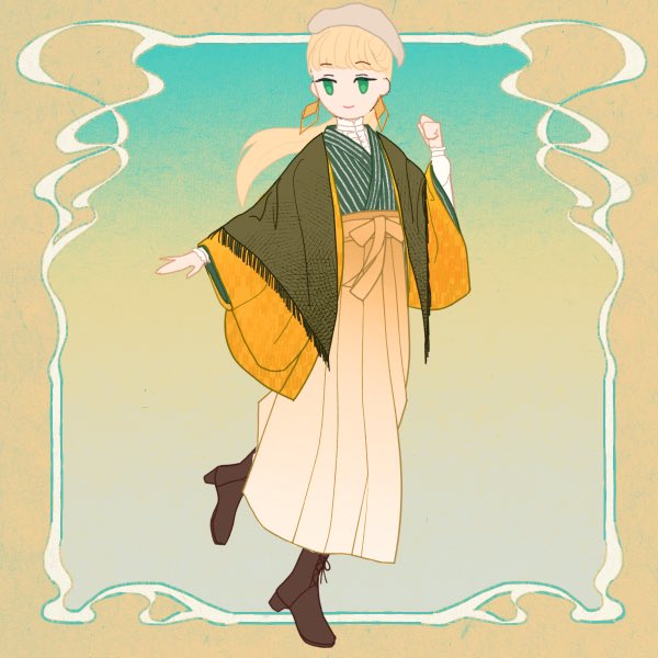 和洋折衷コーデのtwitterイラスト検索結果 古い順