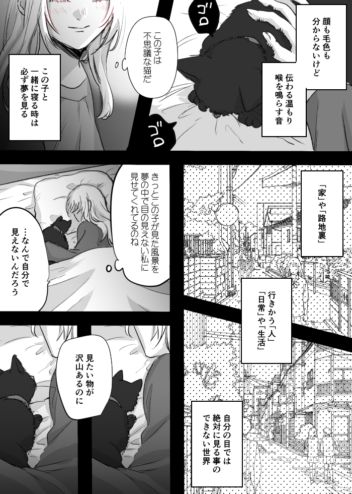 【創作漫画】君の見る世界
#猫の日 #にゃんにゃんにゃんの日 