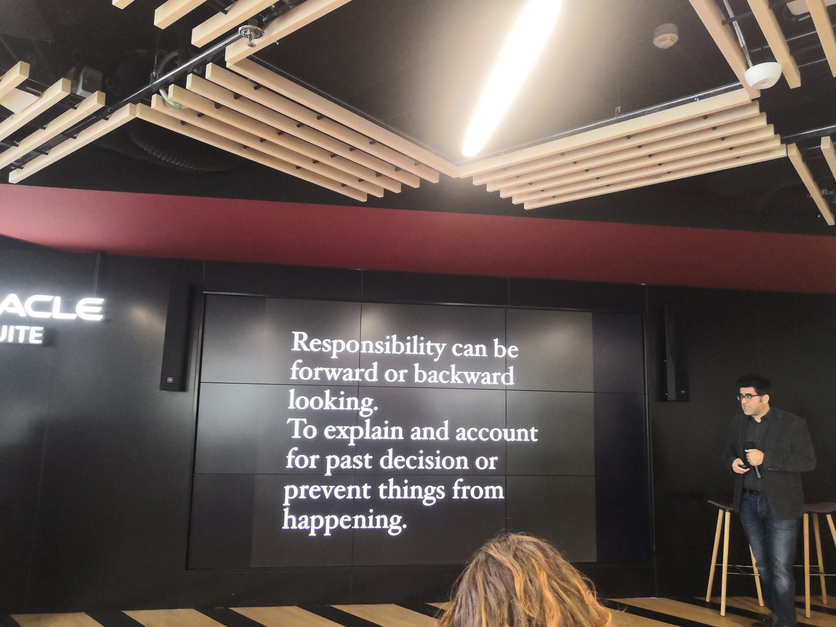 "To be able to #trust #AI it must be #transparent and #accountable. In the end #design must be ruled by #ethics." Concludes Ariel Guersenzvaig @ElisavaBCN 

<a href="/WIADBarcelona/">WIAD Barcelona</a>
#AIEthics
#WIAD20 #IAElement #IA #WIADBCN #IDFBCN