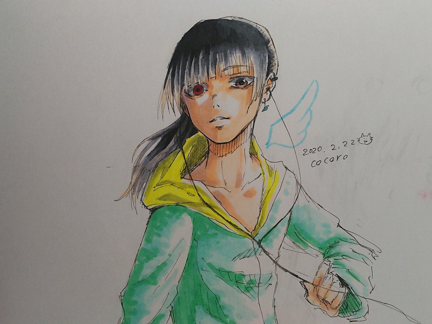 Cocoro 落書き 鉛筆でリアルに描いたりしてるけど 自分の絵柄は 基本こんな感じ W イラスト好きさんと繋がりたい 絵描きさんと繋がりたい 女の子イラスト T Co 3xqrllf9dr Twitter