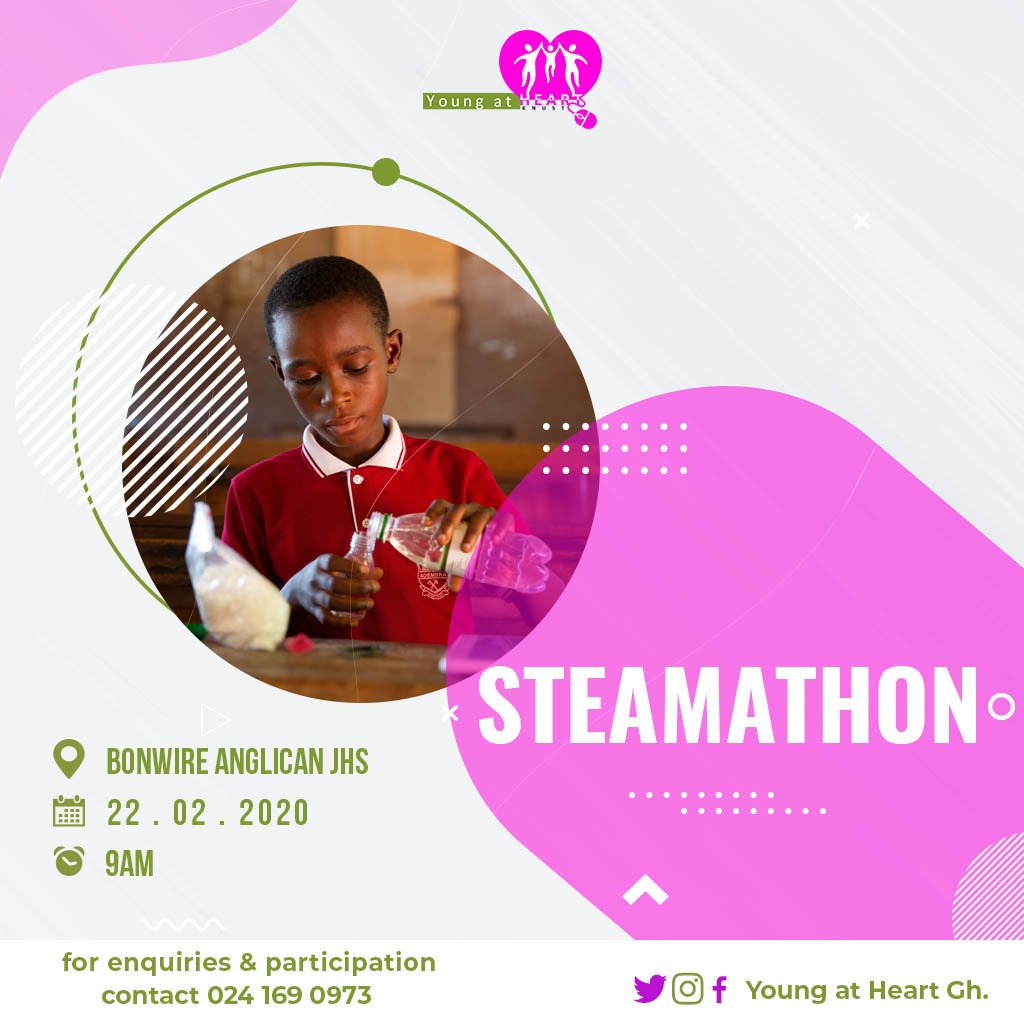 ayertey_victor's tweet image. The second dose of STEAMATHON  this weekend in happening in Bonwire, Kumasi!#LabandLibraryOnWheels
