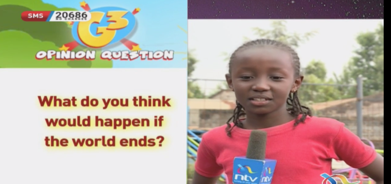 ntvkenya's tweet photo. Opinion Question:

What do you think would happen if the world ends?
#G3NTV https://t.co/BwmOZOMQ7q