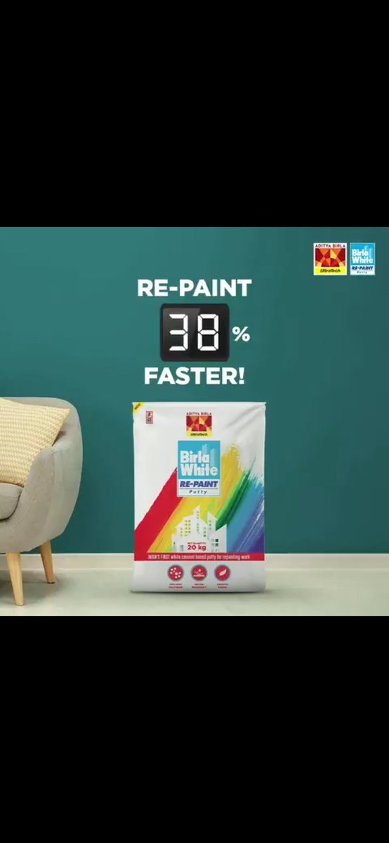 prashantDocean's tweet photo. @BirlaWhite @BirlaWhite
                         RE-PAINT 
                               38% 
                           FASTER

#BirlaWhite #RePaintPutty #Putty
#RePaint

@DrSujit_IITB
@Som_TheBongGuy
@Nehathegreat1
@imPalak18
@tweettovikki 
@Sandeeppalo_13
@satyapaljain_86
@friends4_eve https://t.co/SrEQPm70ct