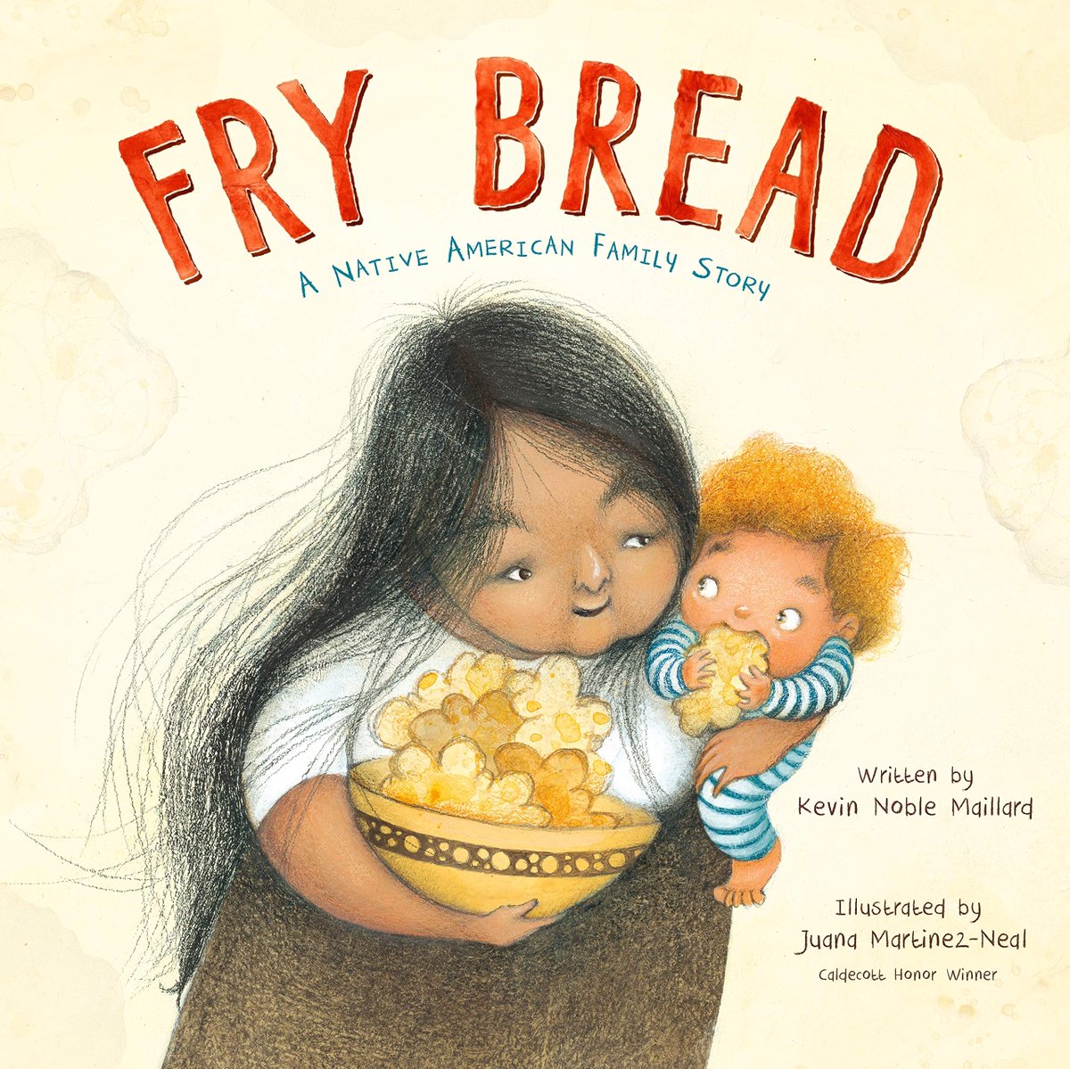 This touching story by  @noblemaillard with beautiful illustrations from  @juanamartinez not only educates but also captivates the reader. (Plus there's a fry bread recipe in the back!)"Native America is not a past history of vanished people and communities. We are still here."