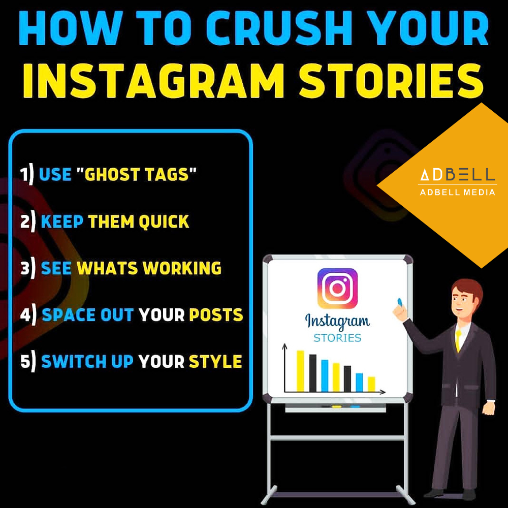 adbell_media's tweet photo. How to crush your instagram story?
.
Amazing updates follow the the #AdbellMedia​
Visit Us!👉 https://t.co/0DMOk3uKbg
.
.
#instagram #insta #instastory #story #datanalytics #instapic #instagrammarketing #follow #instafollow #DigitalMarketer #noida https://t.co/jku7IRMiho