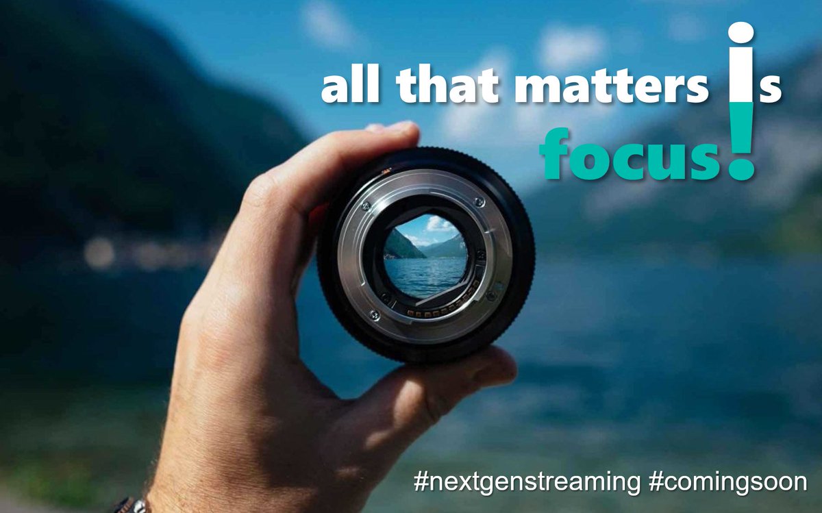 To make things possible all we need is to focus !
#nextgenstreaming #livestreaming #webcast #streaming #streamingindia #comingsoon #gowebtechnologies