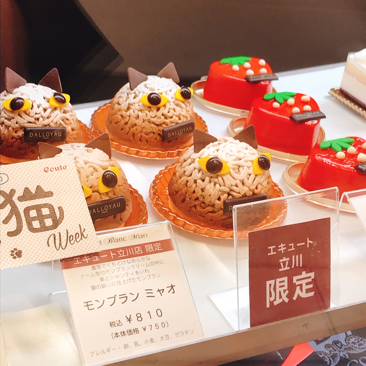 エキュート立川 やっぱり猫week 今日は ねこの日 限定スイーツをご用意してお待ちしております エキュート立川 立川 猫の日 ダロワイヨ カスタードマニア 船橋屋 猫 T Co Lteeatcx3k Twitter