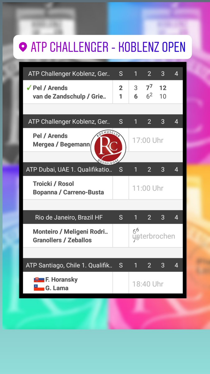 isisport's tweet photo. Koblenz, Dubai, Rio de Janeiro & Santiago de Chile📌, our 4 offices for today !!! 🎾
#Allpresan #ROCHUSCLUB #Tennispoint #weloveRochusclub #FOLLOWUS #ATP #ATPChallengerTour #koblenzopen #dubai #RioOpen #SantiagodeChile https://t.co/fcIwNXDH9R