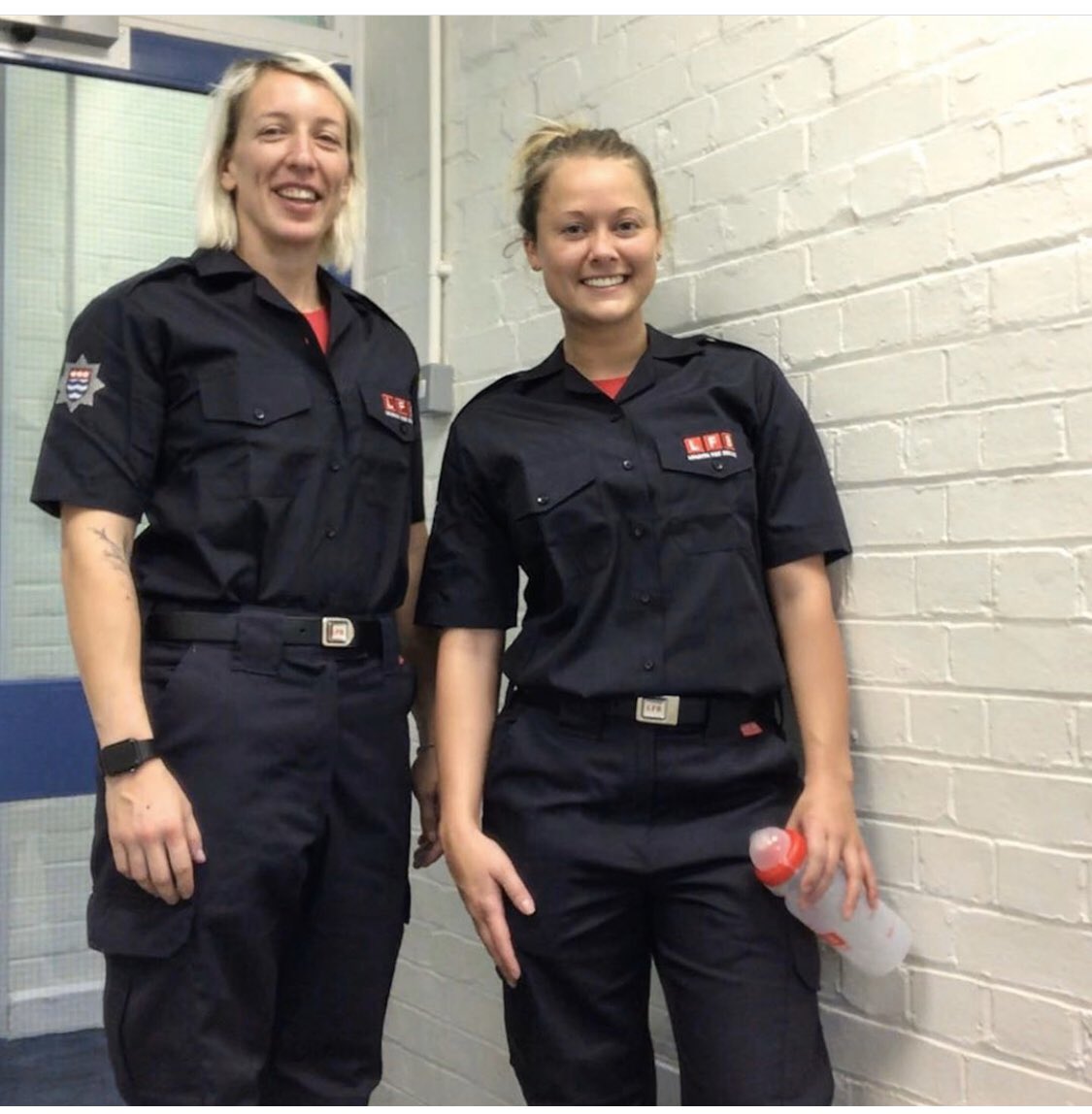 I’m proud to wear my uniform 👩🏼‍🚒🚒🥰🙌🏽 #firefighter #london #uniform #wearitwithpride