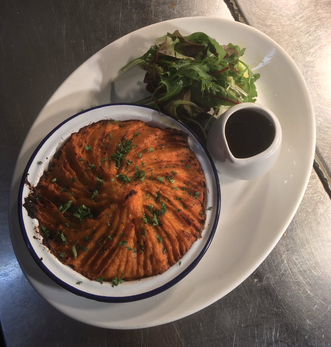 Lush Spiced Lentil &amp; Smooth Sweet Potato #Pie, and Totally #GlutenFree