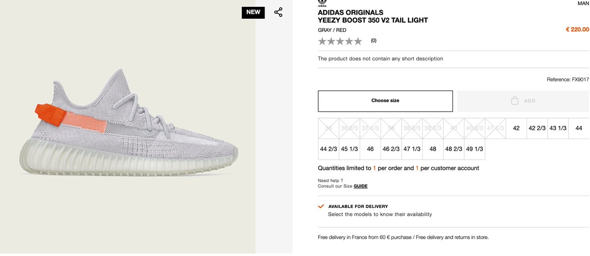 adidas YEEZY BOOST 350 V2 Tail Light Flax Earth in