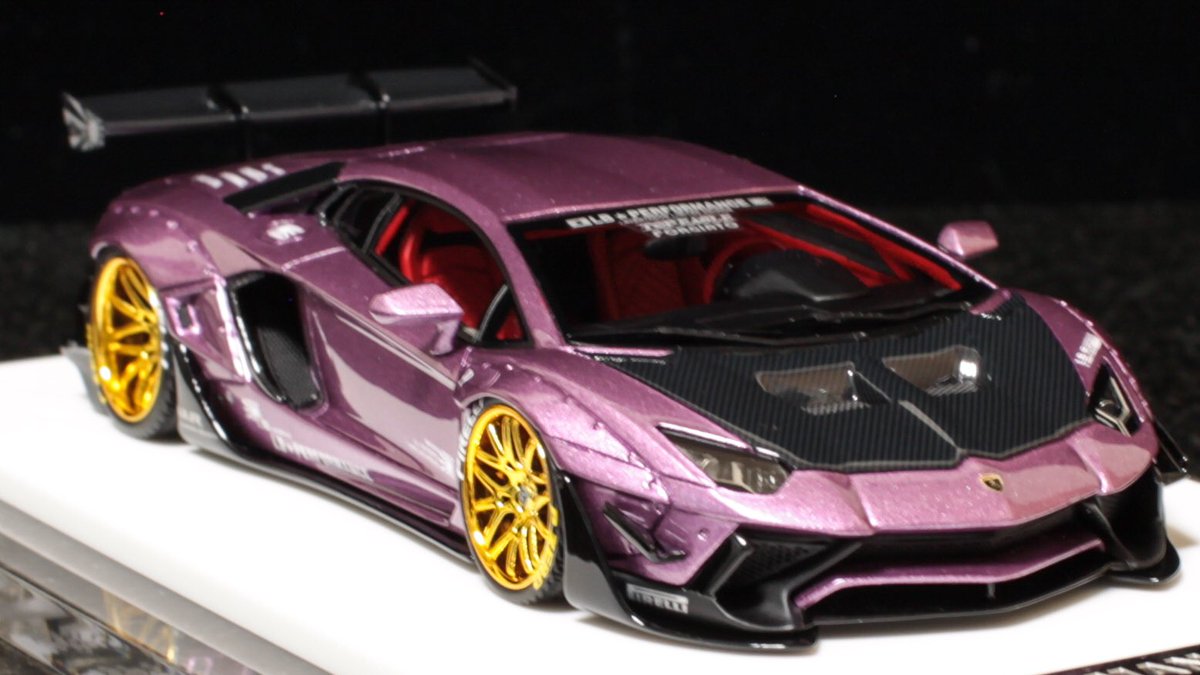 Ryolambo's tweet photo. 1/43 M.S. Liberty Walk Aventador 2.0 SE 30 Viola https://t.co/r6q7kHQbQW