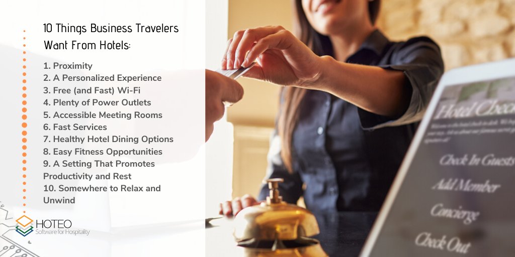 HoteoSoftware's tweet photo. 10 Things #Businesstravelers Want From Hotels
#Hoteo
#hoteliers https://t.co/zMj37u4LB2