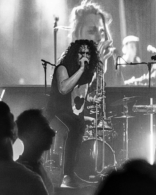 This is a significant photo for us because it captures the two vocalists singing the song that’s been with us for a long time. It shows @miouamadee being projected by <a href="/maxligtenberg/">Max Ligtenberg</a> who did the visuals for our <a href="/hedonzwolle/">Hedon (oud account)</a> show. And it shows <a href="/ihaka_nz/">Ihaka</a> wa… instagram.com/p/B83FmYIhnSz/