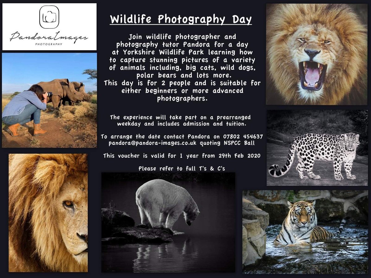 Happy to be supporting the NSPCC Childline  Ball again this year with a 1:1 wildlife Photography day at Yorkshire Wildlife Park. 

glamourofmanchestersilentauction.co.uk/lite-ui/?contr…

Come on get bidding  🙌🏼 you might get a 1:1 day at a bargain price.