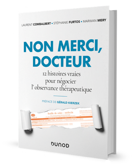 🔴💊60% des #patients atteints de maladies chroniques ne sont pas observants. Et si la solution était la #négociation ?  
"Non merci,Docteur" de @lcombalbertADN, Stéphanie Furtos et <a href="/marwanmery75/">m.mery</a> aux éditions @Dunod.
▶️ cutt.ly/rr0AB56