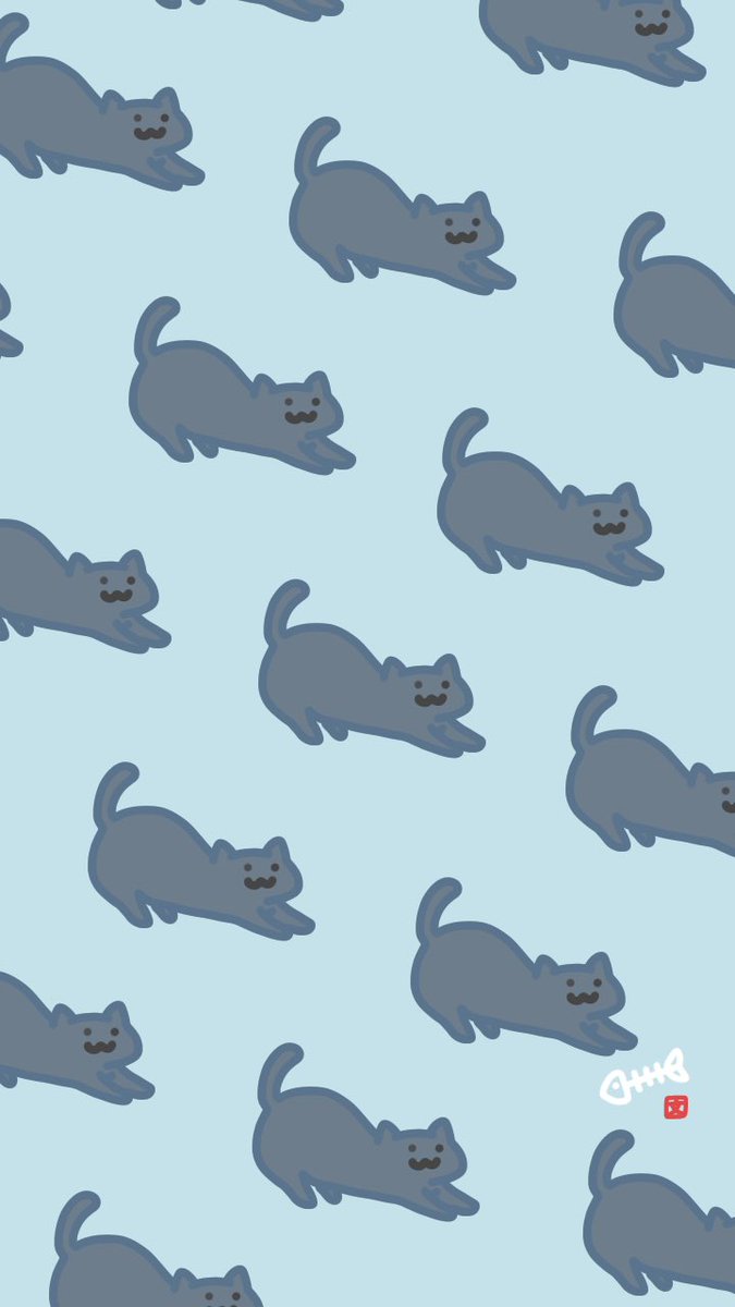お文具 Youtube 柔らかめの壁紙を作りました 猫さん プリンさん お文具 名も無き物 猫の日 お文具