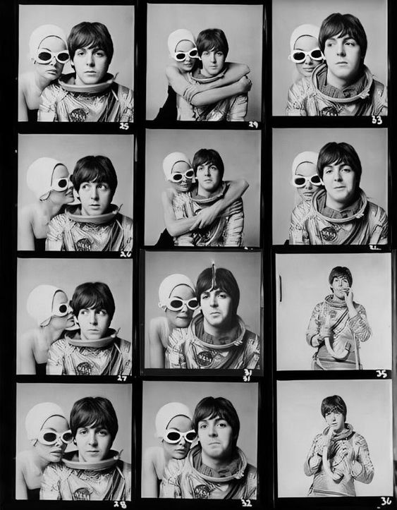 Beatles Archive Twitter'da: "Paul McCartney in a NASA Mercury spacesuit  with Jean Shrimpton by Richard Avedon in April 1965 for Harper's Bazaar The  #Beatles https://t.co/73RiZaNVts" / Twitter