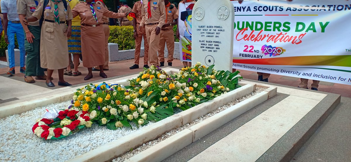 OutspanHotelN's tweet photo. #HappyFoundersday to all the Scouts worldwide. https://t.co/o9huwlpmeC