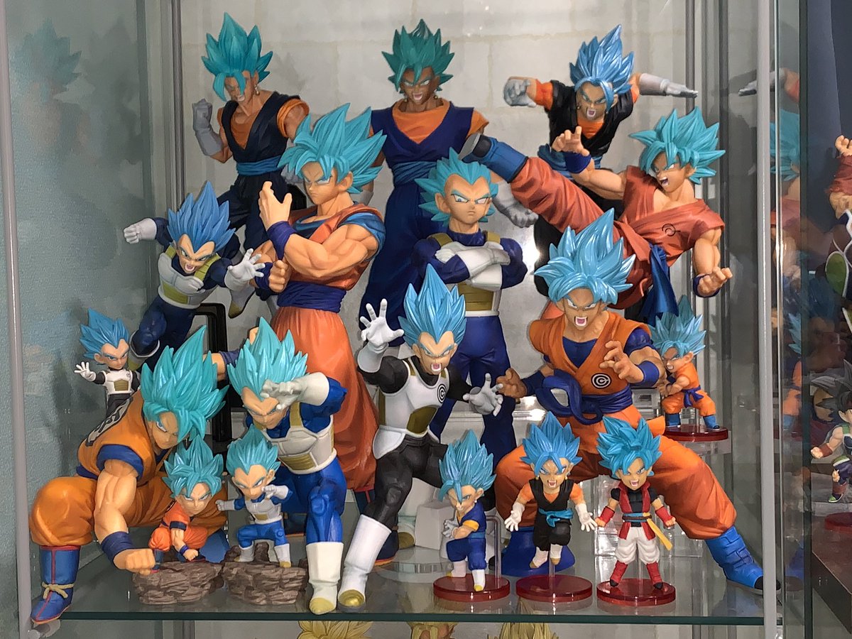Sanba Pa Twitter コーナー紹介1 7 超サイヤ人ゴッド超サイヤ人 青髪で統一して飾ってみました ドラゴンボール超 ワールドコレクタブルフィギュア Saiyans Bravery Vol 1 ベジット 探してますがなかなか見つかりません Dragonball ドラゴンボール