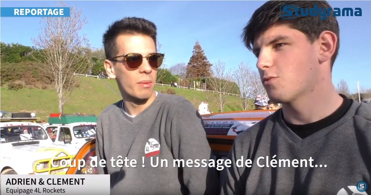 studyrama's tweet photo. À l'occasion de l'édition 2020 du @4L_Trophy 🐪🏜, nous nous sommes rendues à #Biarritz pour assister au départ de la course. Les équipages nous parlent de leur préparation✌ 

Pour voir l'#interview, c'est par ici : https://t.co/KduIwEptOQ #4LTrophy2020  #raid #rallye #Maroc https://t.co/zgVITsyiNr