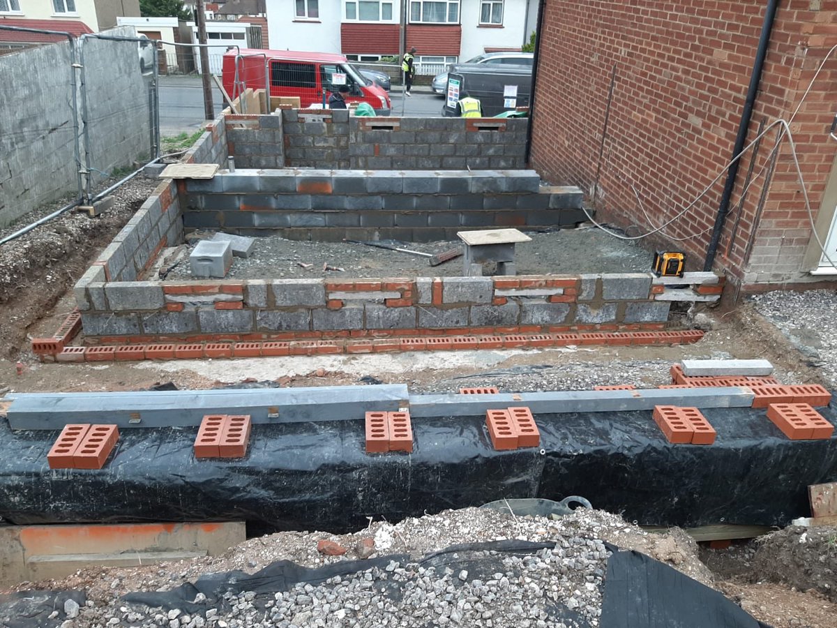 Great start on a new project for a 3 bedroom new build in Rochester 💪🏼😃 #builders #kent #newbuild