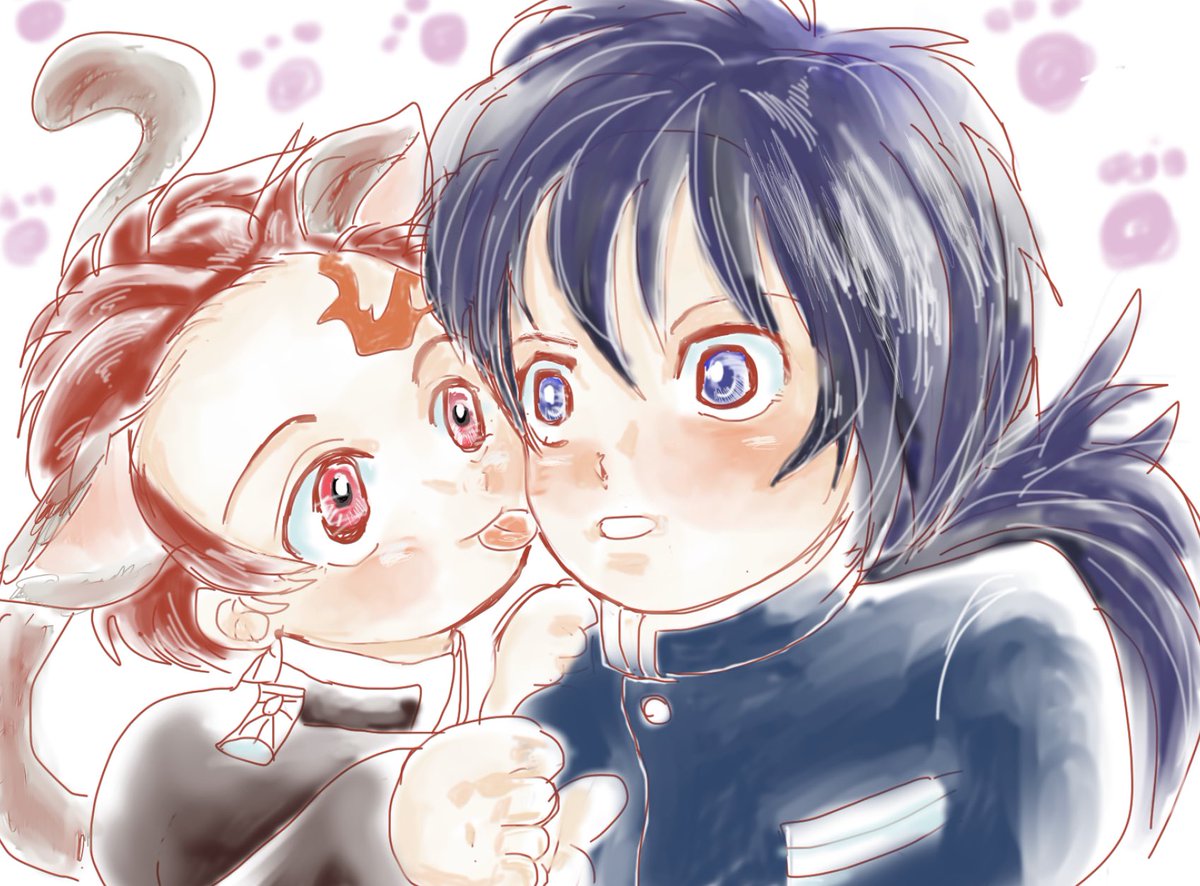 かぐらまい 原稿中 Pa Twitter ネコ耳炭治郎くんと義勇さん ねこの日 猫の日 鬼滅の刃 冨岡義勇 竈門炭治郎 猫耳姿を見たいキャラ T Co Nfcokoddcw Twitter