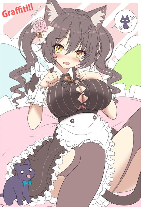 セルケトの練習ラフ(シトリーのを着せてみた) 
猫の日🐱に間に合って良かったです
#デスチャ #데차 #ラクガキ 