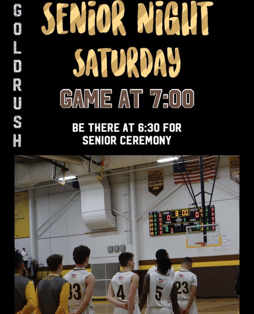 Courtesy of <a href="/HDJGoldenEaglez/">HDJ Gold Rush</a>! Head to the Nest tonight as we honor our seniors from <a href="/HDJCheer/">Jacobs Cheer</a>, <a href="/HDJ_Dance/">Jacobs Dance Team</a> and <a href="/JHSHoops/">Jimmy Roberts</a> and our athletic trainers!