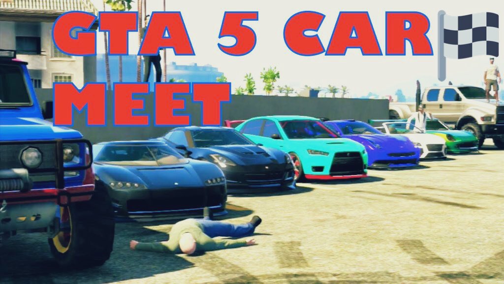 GTA 5 CAR MEETS PS4 ONLY