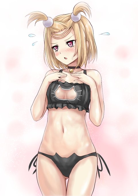 五ノ実ナナミ絵
黒猫ランジェリーバージョン。 