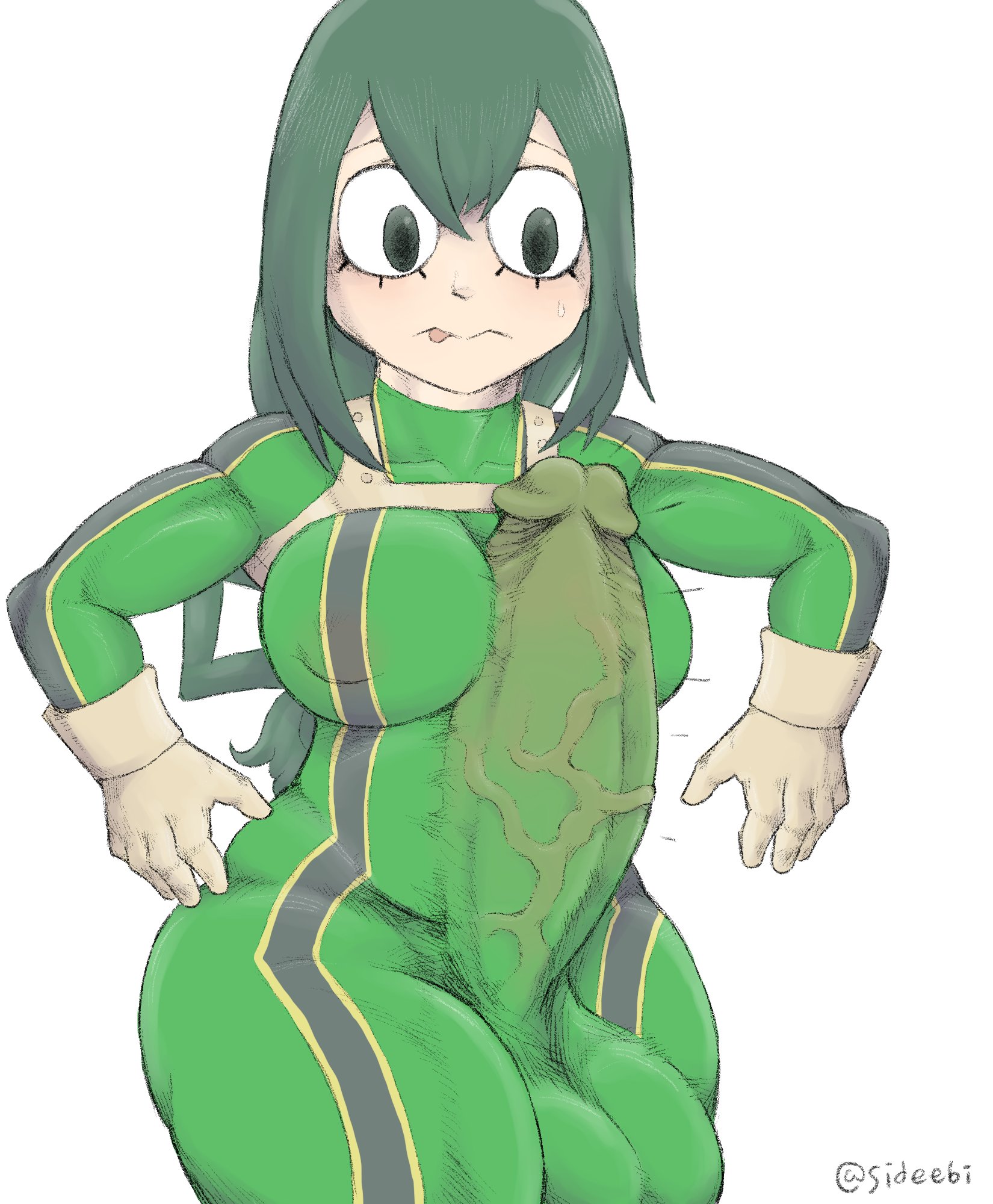 “colored up the tsuyu pic” .