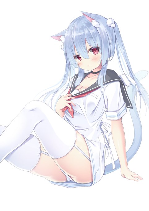 #猫の日
せーらーねこちゃん 